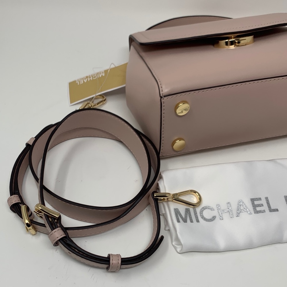 Michael Michael Kors Small Lt Pink Leather Satchel - Picture 5 of 16